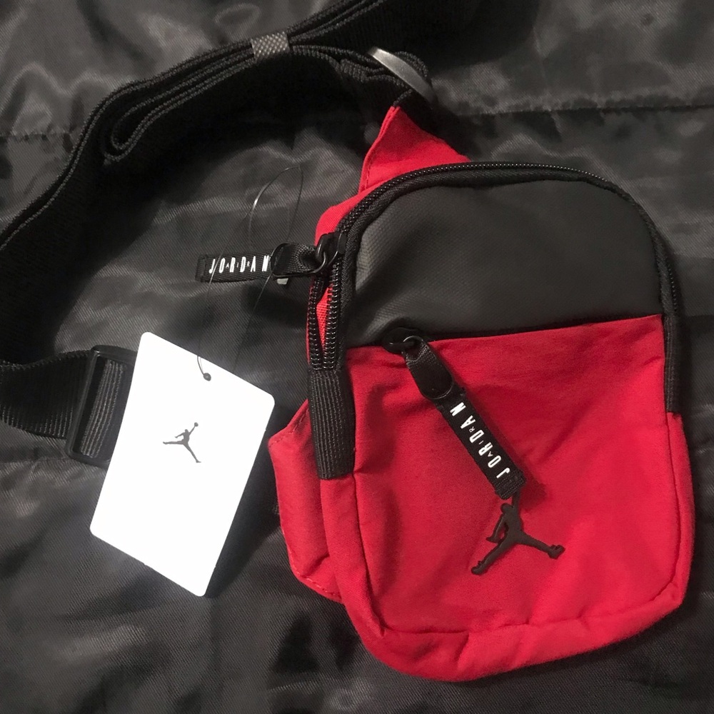 Red/ Black Jordan JumpMan Airborne Crossbody